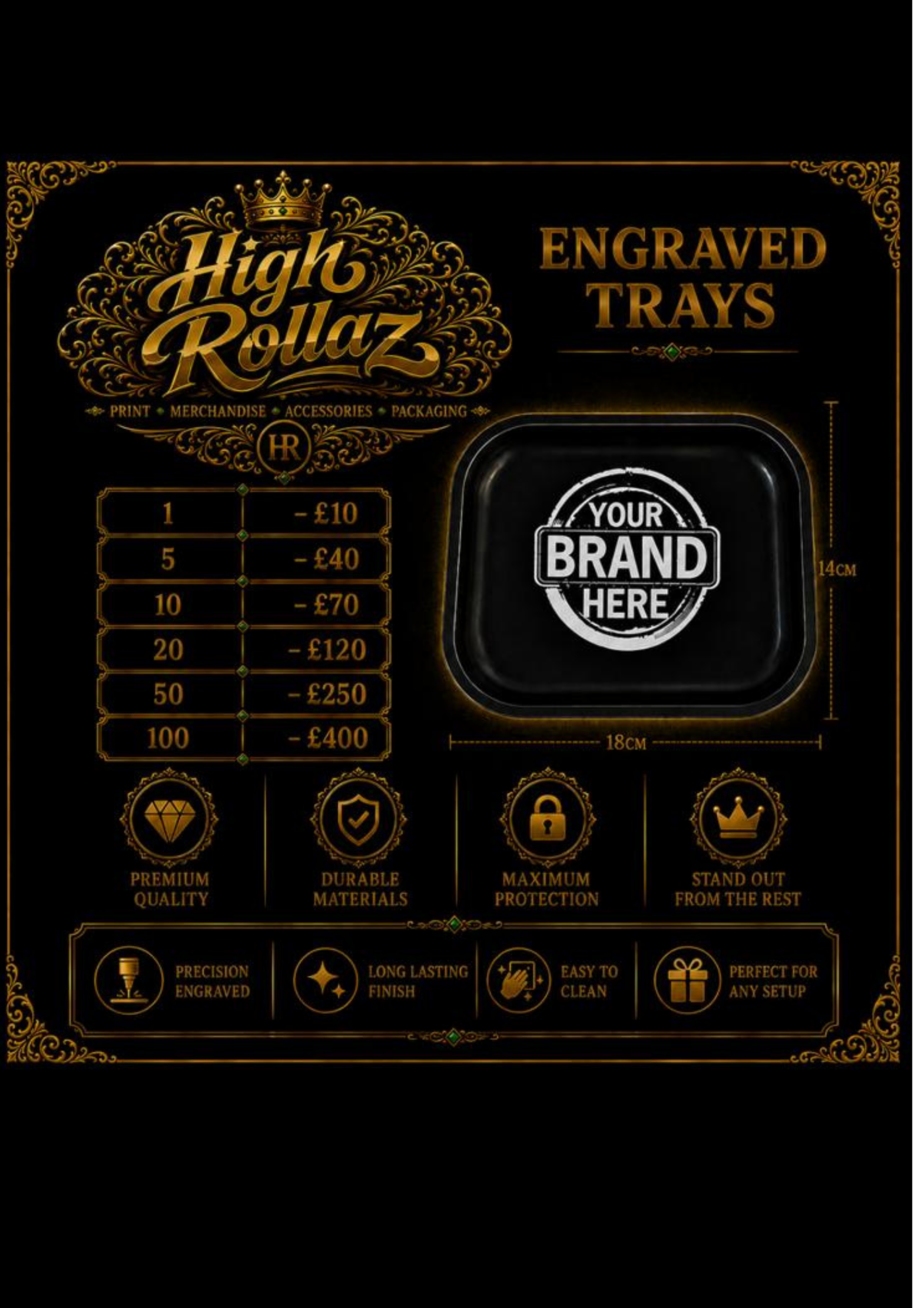 Engraved Trays