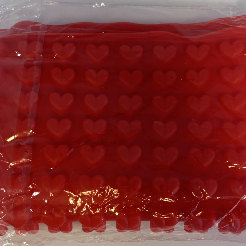225 cavity silicone mould (heart shaped)